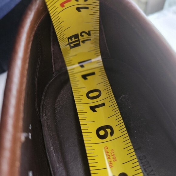 Ferragamo Salvatore Brown Leather Men's Loafers size 9.5 - Picture 7 of 8